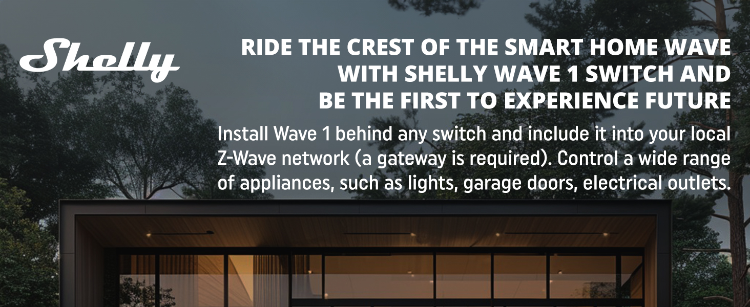 Shelly Wave 1 - Control your appliances