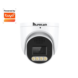 Tuya Smart APP 5.0MP WIFI POE Dome IP Camera Metal