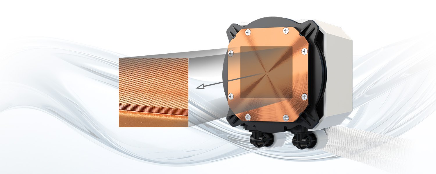 ASRock Pro White 240 ARGB AIO Liquid Cooler