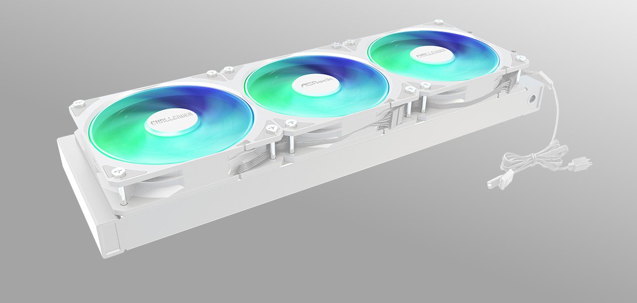 ASRock Challenger White 360 Digital AIO Liquid Cooler