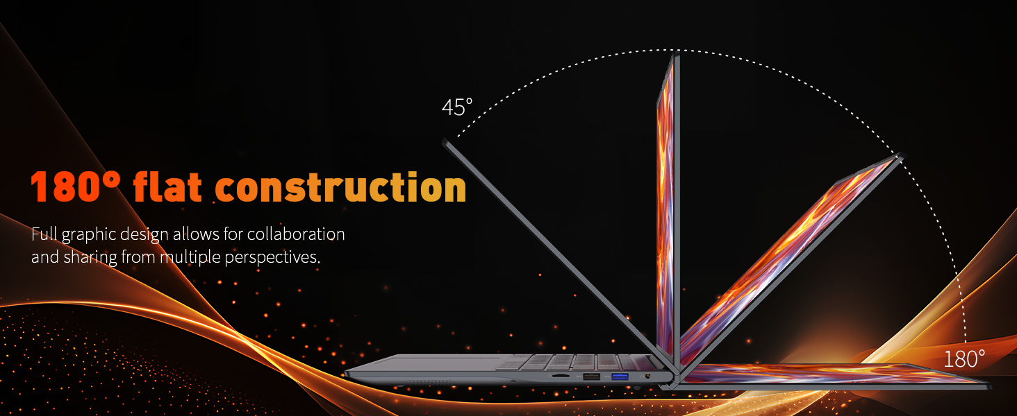 180° flat construction