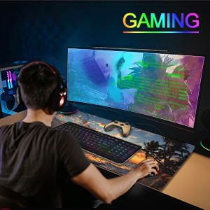 Extra large size is ideal for gaming enthusiasts