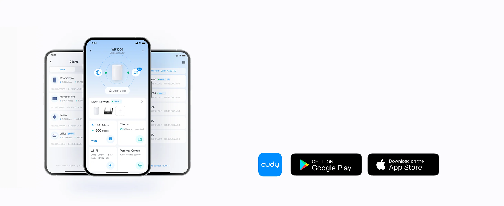 Cudy M3000 Whole Home Mesh White