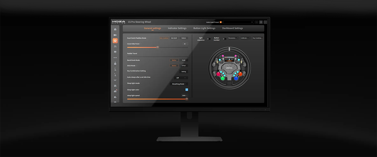 MMOZA CS Pro Steering Wheel