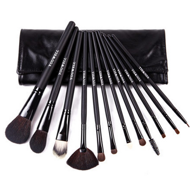 12pcs Makeup Brush with PU Bag