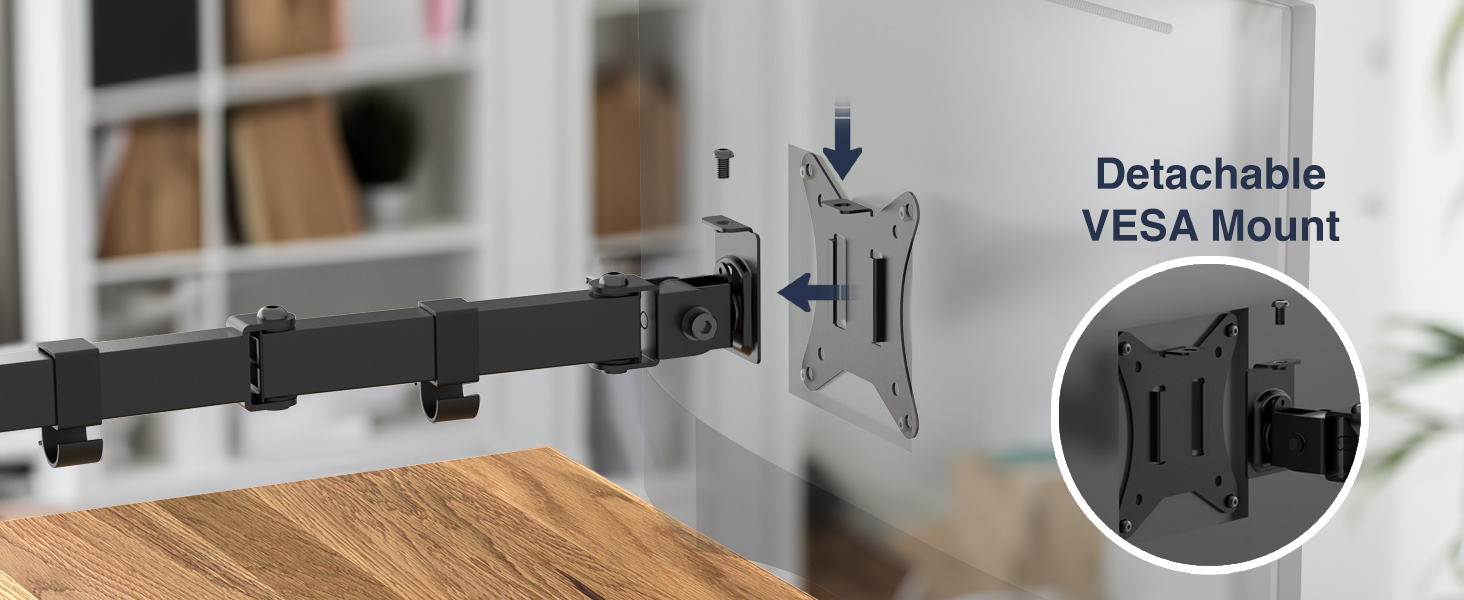 dual monitor arm, eco monitor arm, monitor mount, spring arm, VESA mount, ergonomic