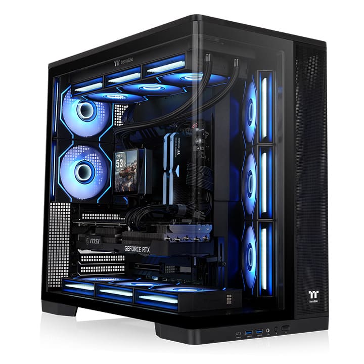 Thermaltake Arcus 380 TG ARGB Mid Tower Chassis - Black