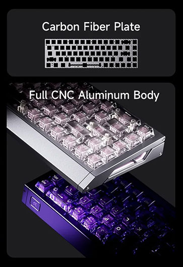 MCHOSE Ace 68 GT Full-aluminum Esports Hall Effect Keyboard