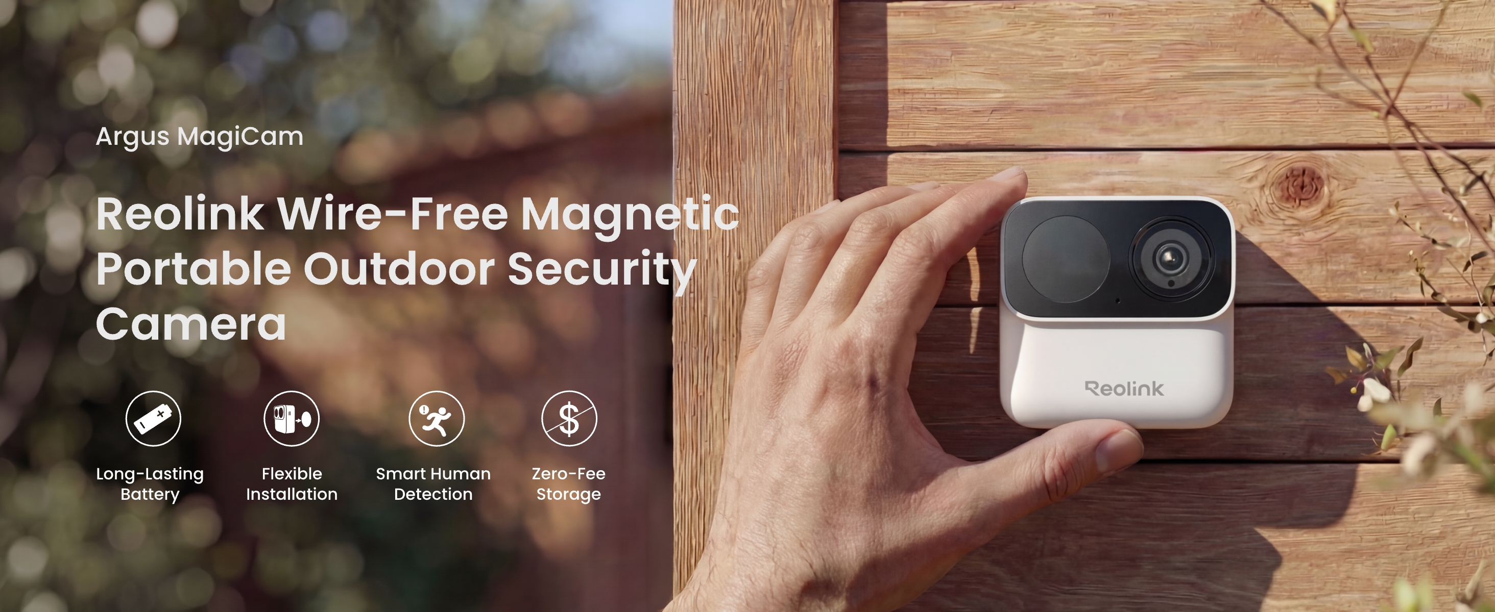Reolink Argus MagiCam - Flexible Security That Goes Where You Need It