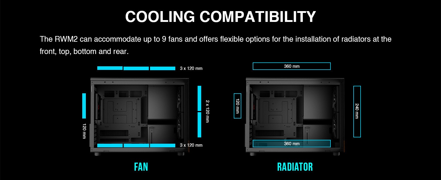 Rosewill RWM2 Micro ATX Gaming PC Case