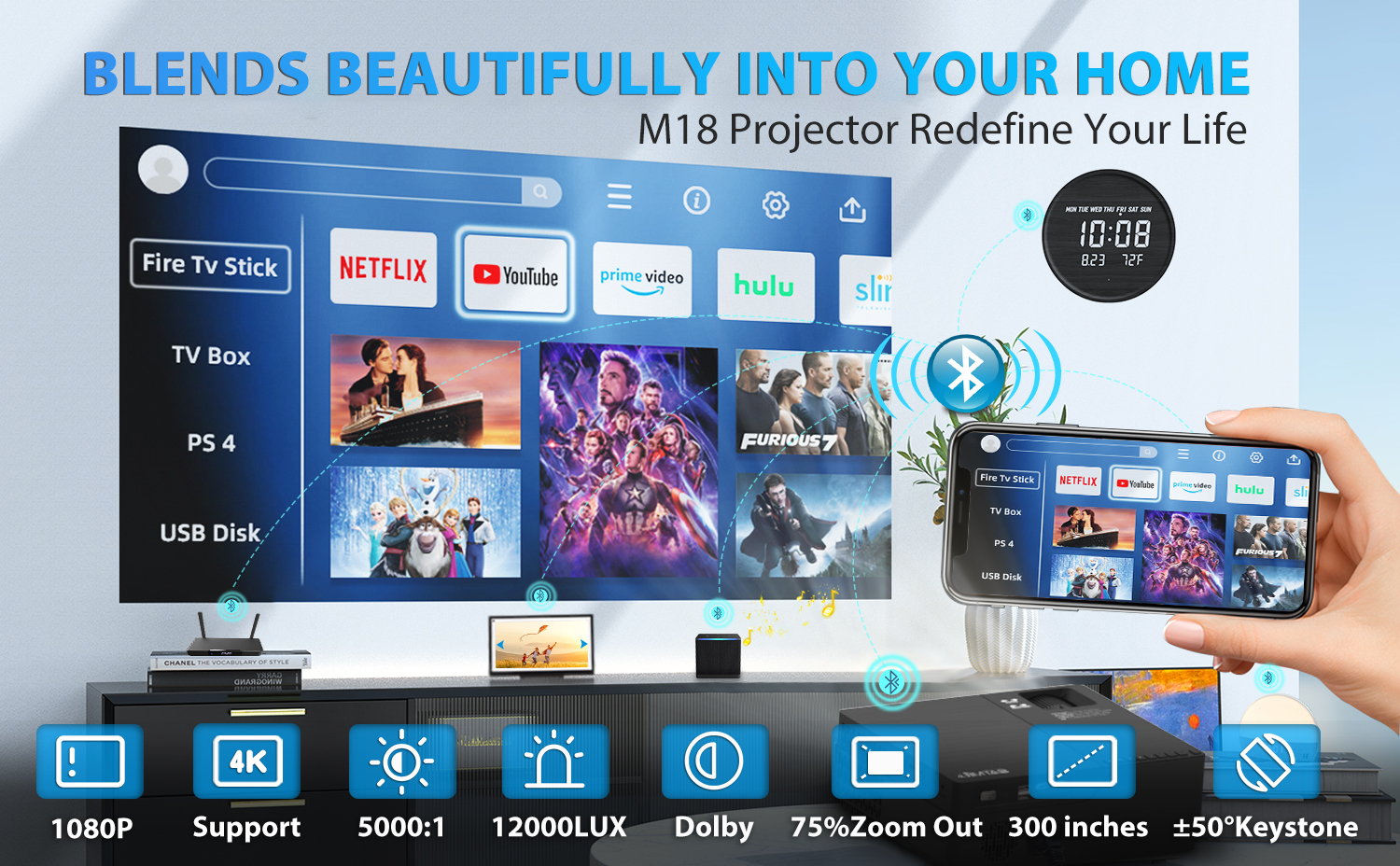 1080p native home video projector