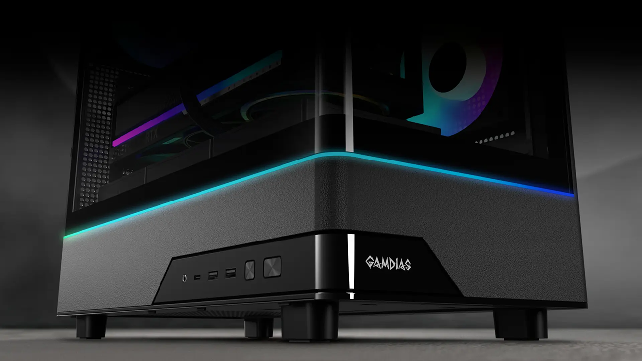 Gamdias ATLAS M5 CG Black ATX Mid Tower Computer Case