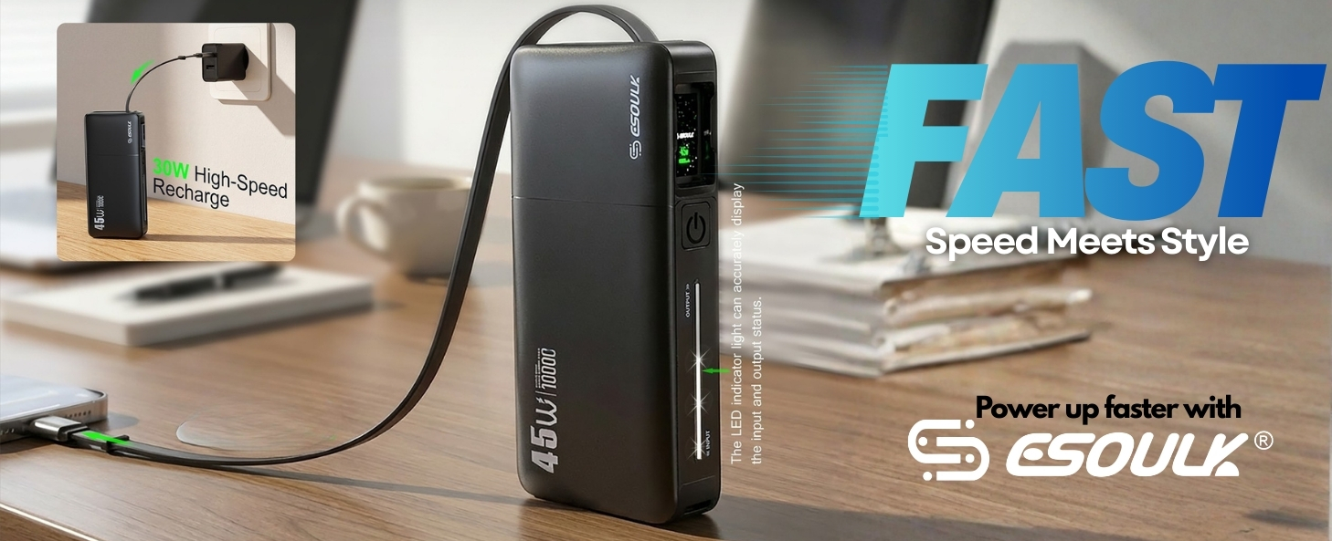fast charging usb-c power bank for laptops
