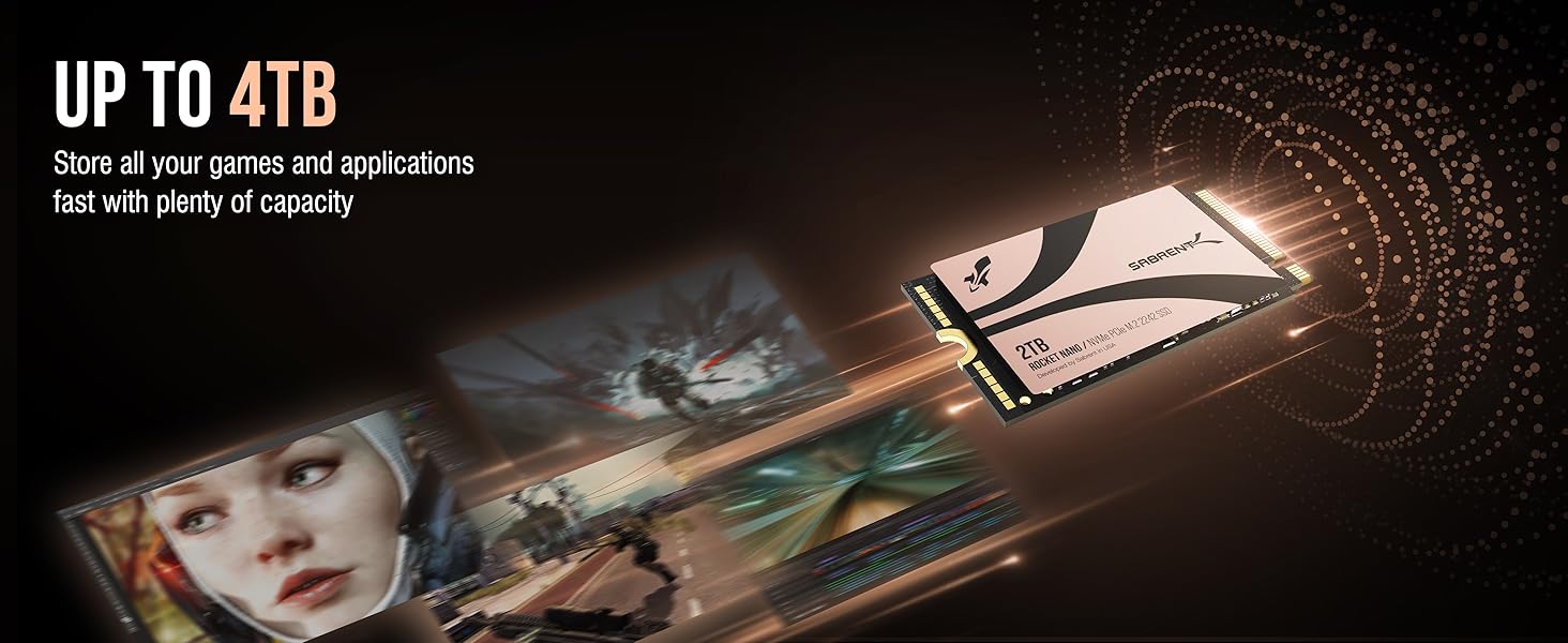 SABRENT Rocket 2242 2TB NVMe SSD