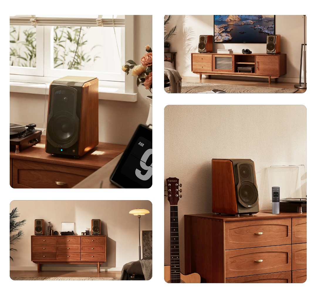 Edifier S1000W Bluetooth WiFi Wireless Hi-Fi Bookshelf Speakers