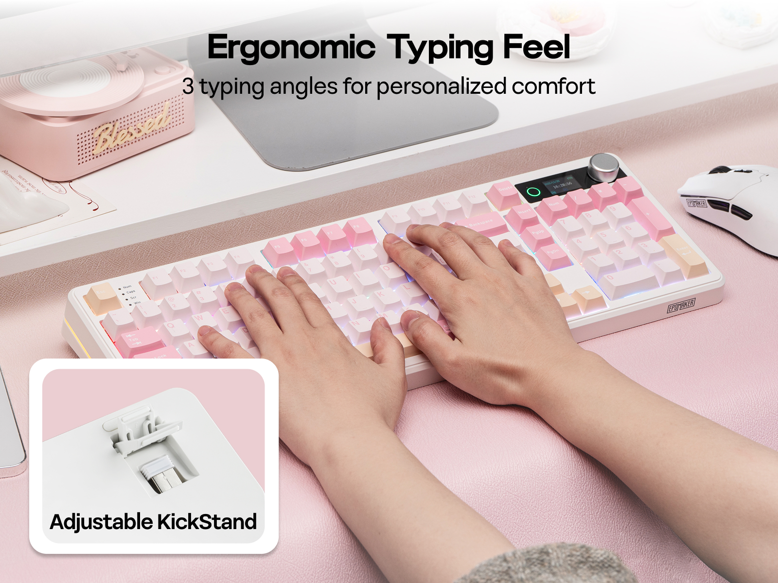 EPOMAKER TH99 PRO Ergonomic Design