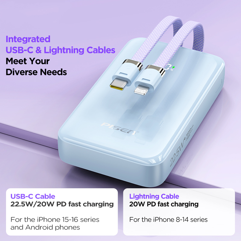 PISEN TP-D165 Colorful Power Bank