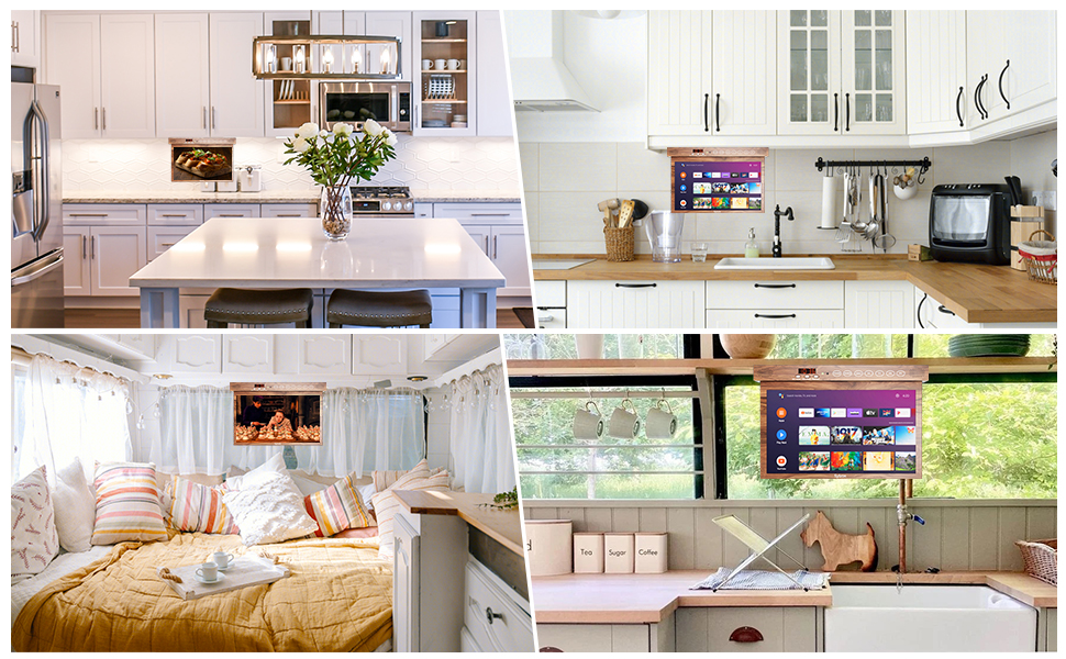 flip down smart tv