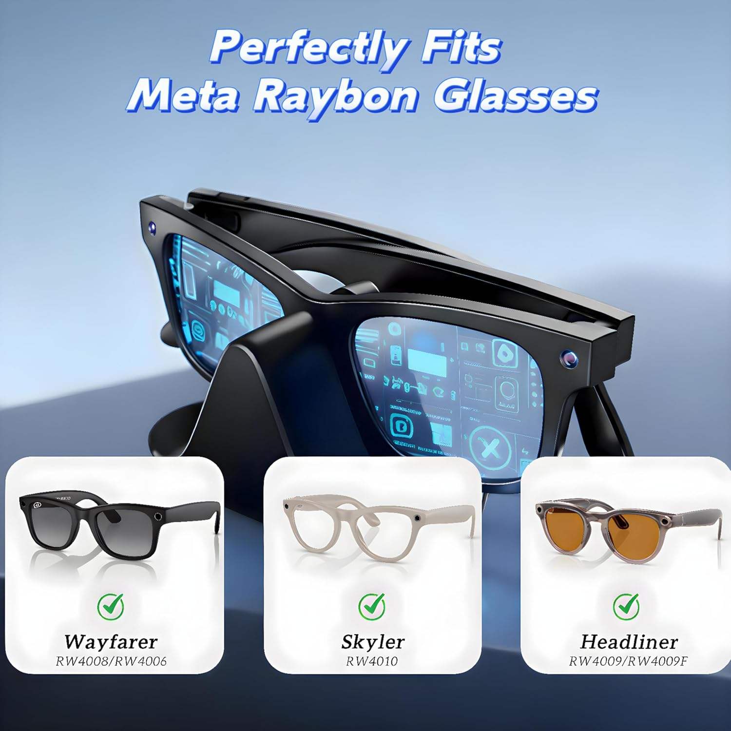 Perfectly Fits Meta Ray-Ban Glasses