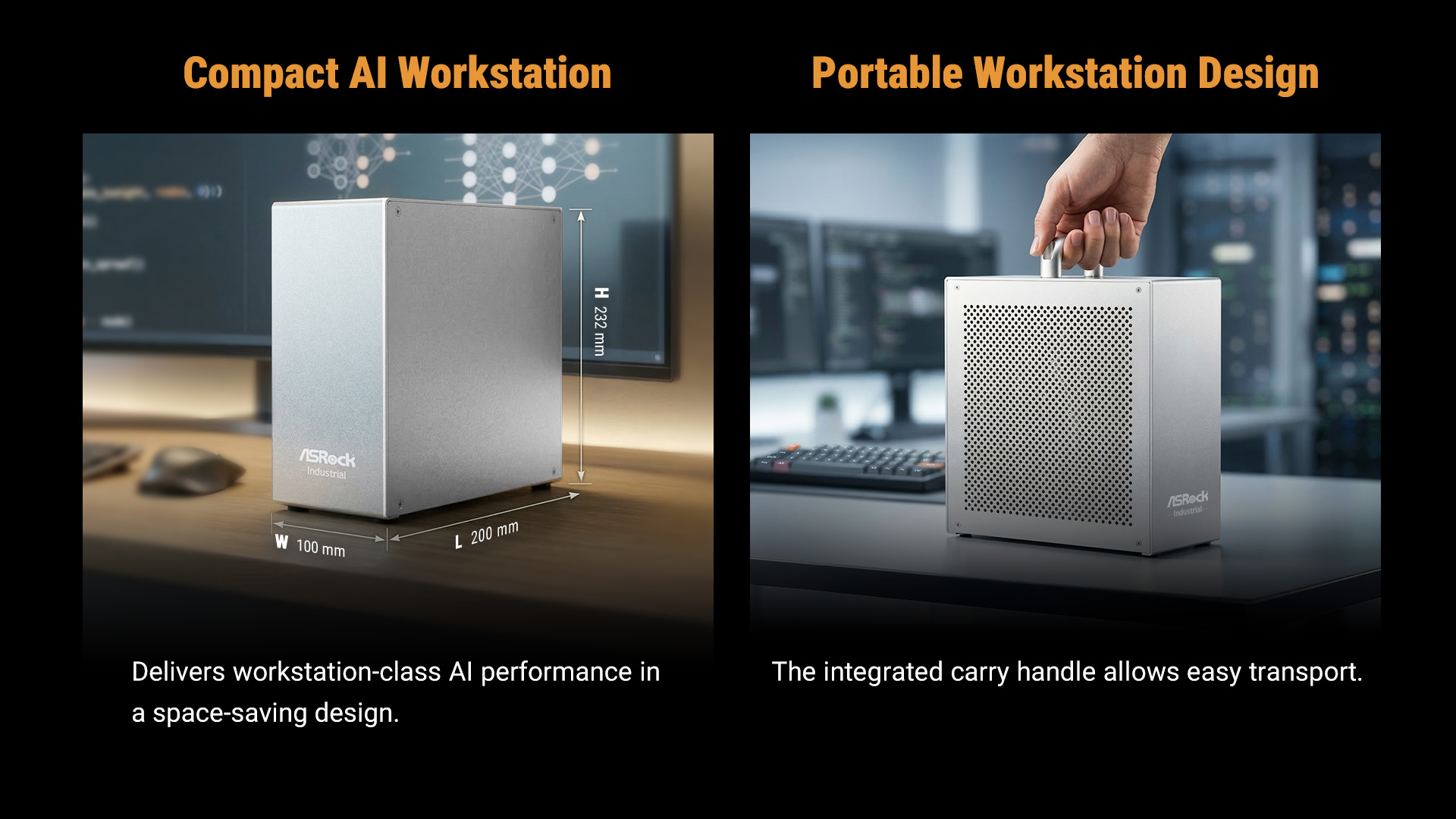 ASRock Industrial AI BOX-A395 Mini PC