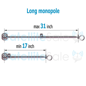 SatelliteSale Universal Antenna Mast is an industry-leading mounting for all satellite dishes, off-a