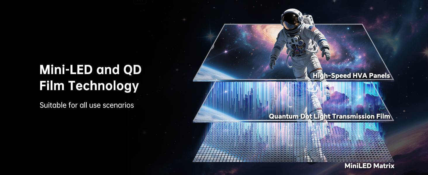 KTC 27 Inch 4K MiniLED Gaming Monitor Dual Mode