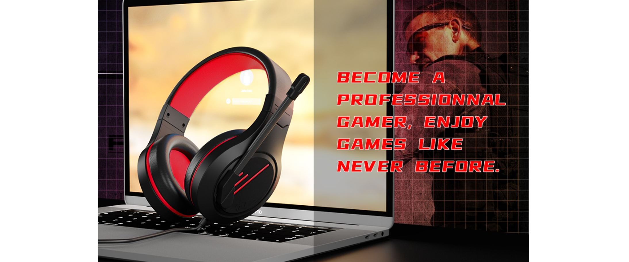 INMISS MH601X, Gaming Headset & Laptop