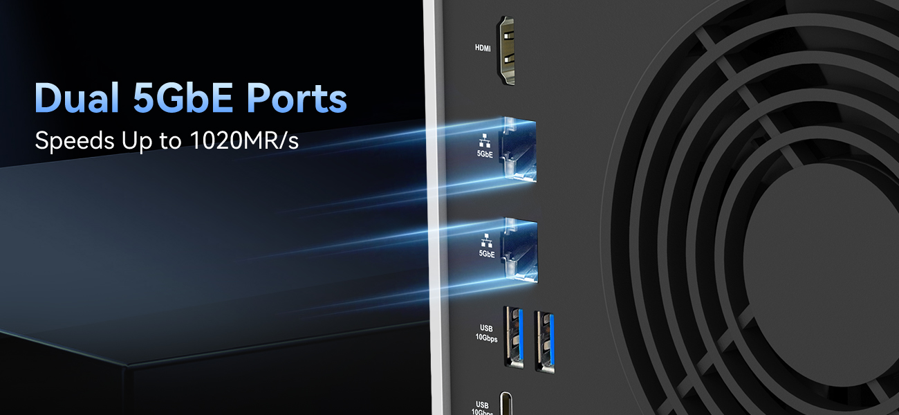 Dual 5GbE Ports, High-Speed Performance