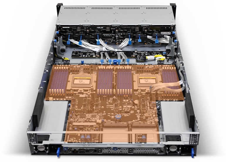 ASUS RS720A-E13-RS24U-27KW10G 2U Dual Socket Rackmount Server