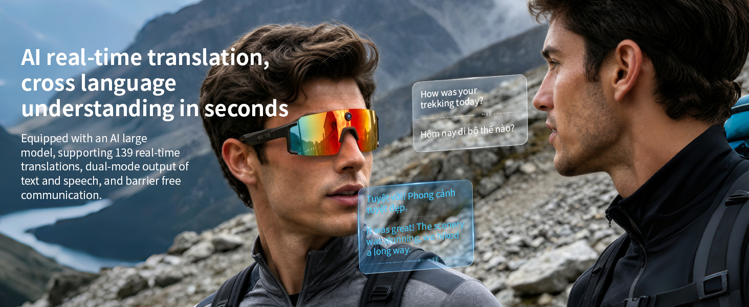 Outdoor Sports Recording Glasses