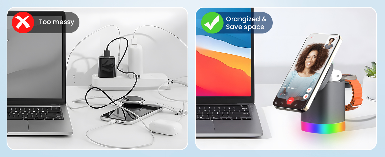 3-in-1 Charger Stand for Magsafe