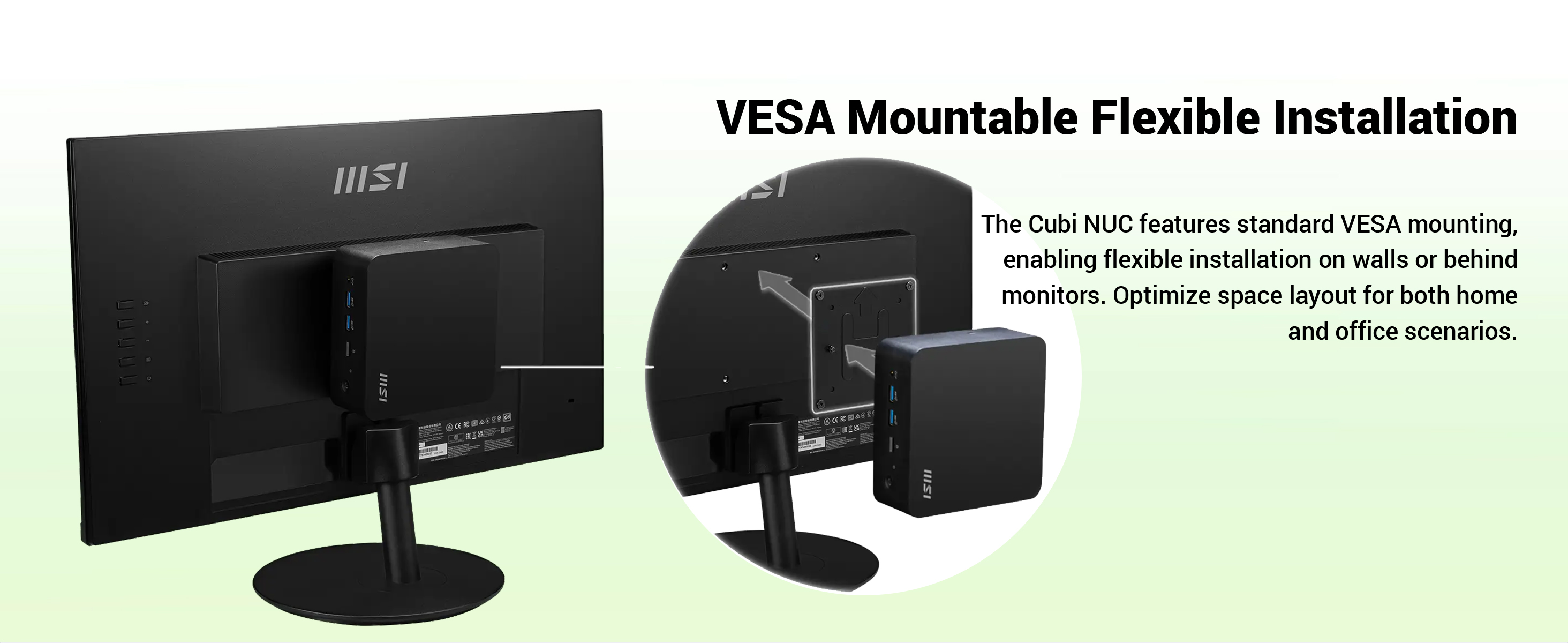 MSI Cubi NUC 1M Business Mini Desktop