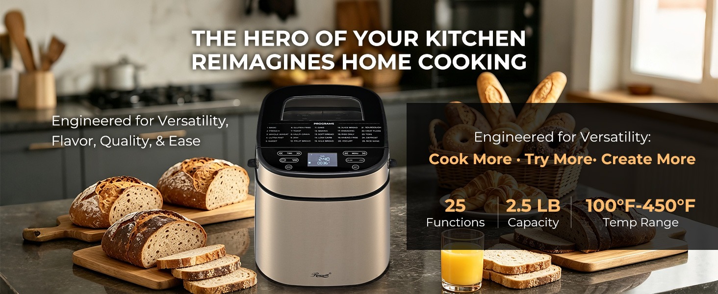 Rosewill Bread Maker - Cinnamon