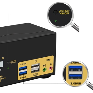 144Hz KVM Switch Display Port