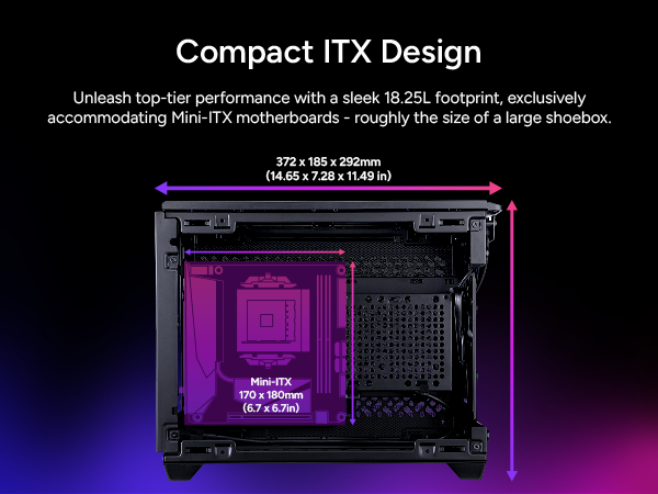 Cooler Master NR200P V3 Mini-ITX PC Case