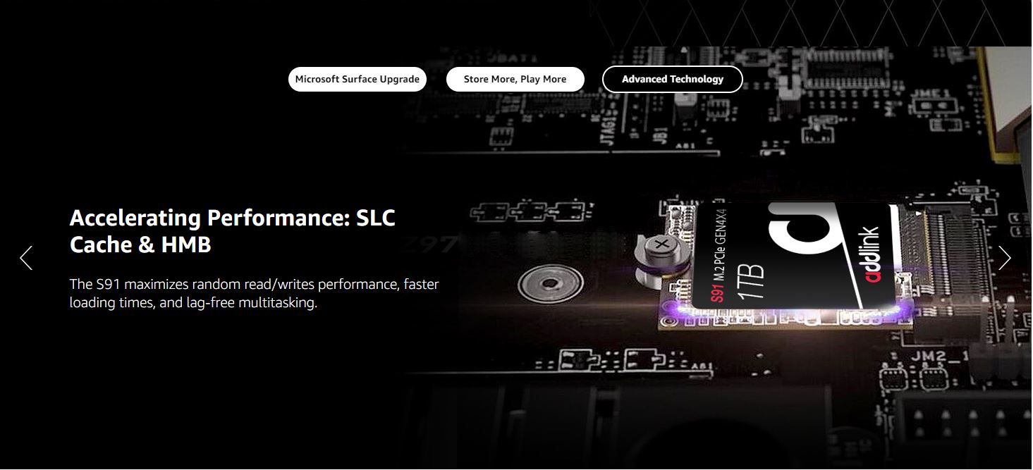 Addlink New S91 2TB 2230 NVMe High Performance PCIe Gen4x4 2230 3D