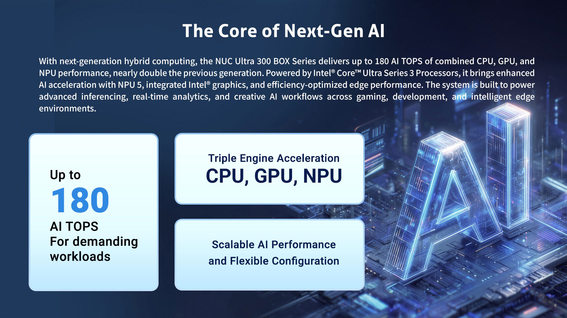 ASRock Industrial NUC BOX-358H AI Mini PC