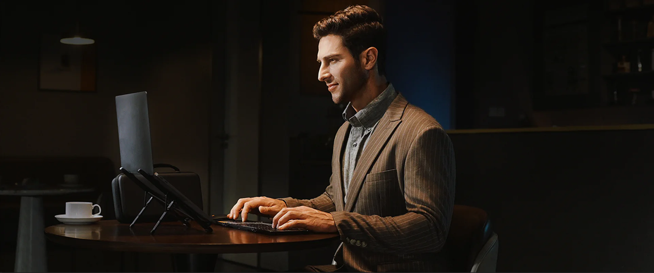 ProtoArc® XKM01 CaseUp Foldable Keyboard Mouse Combo