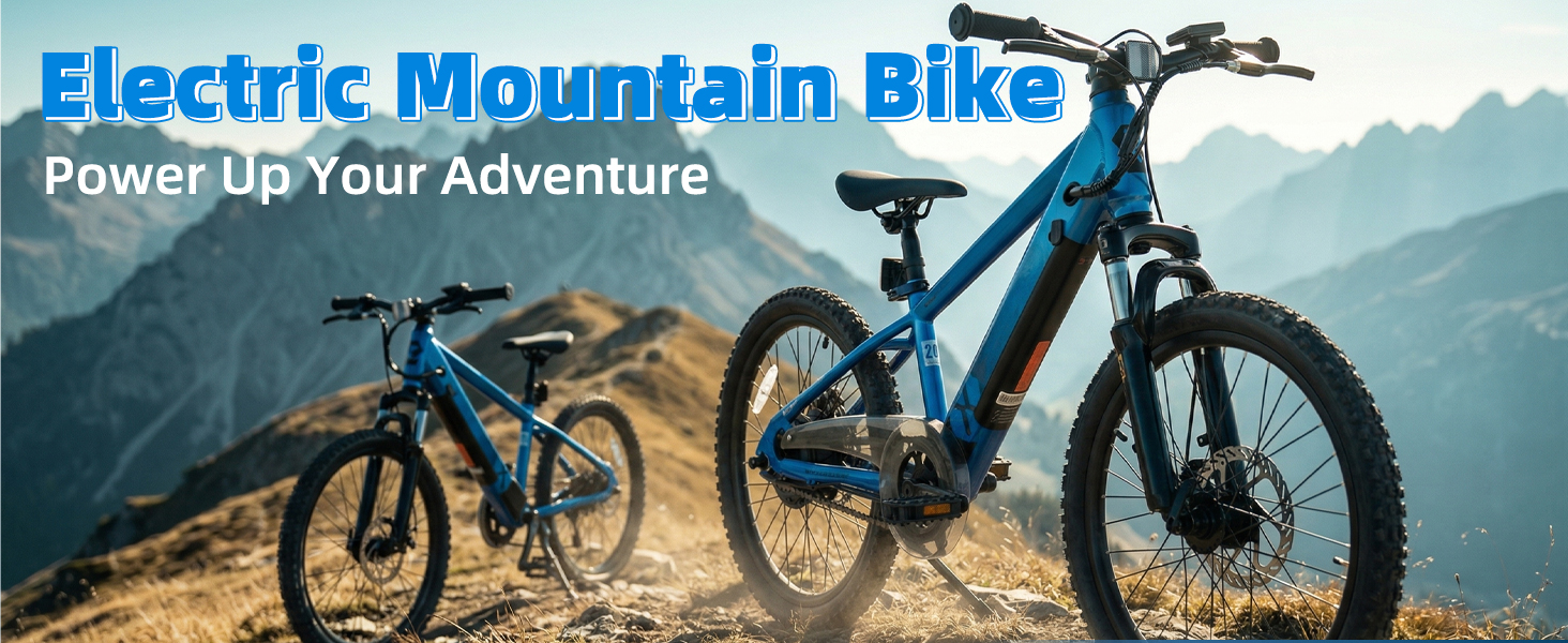 Ebike electric bike electric bicycle electric mountain bike boys girls children 20inch
