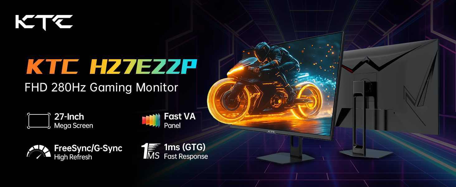 KTC HZ7EZZP FHD 280Hz Gaming Monitor