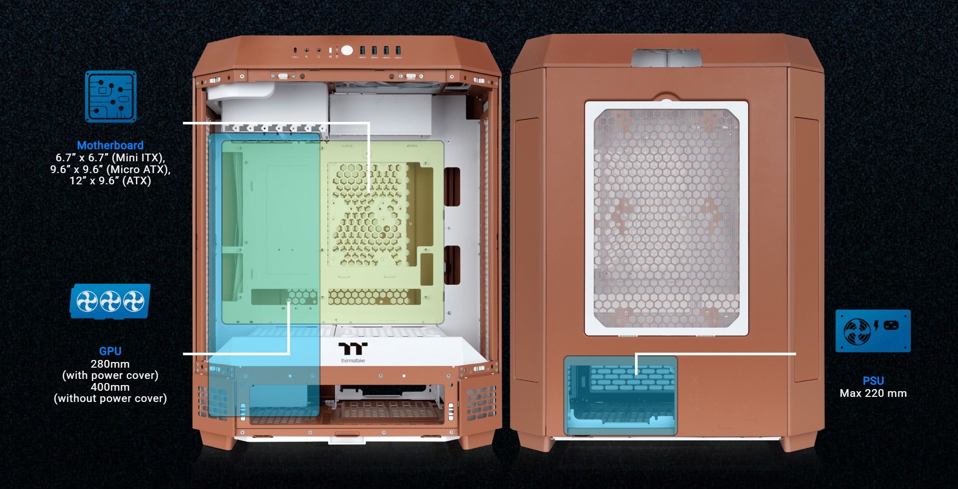 Thermaltake Tower 600 Mid Tower Chassis