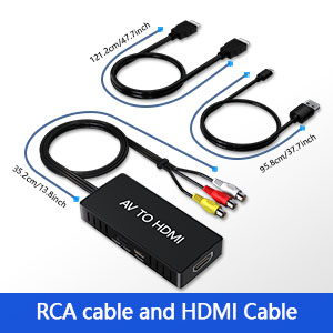 RCA cable and HDMI Cable
