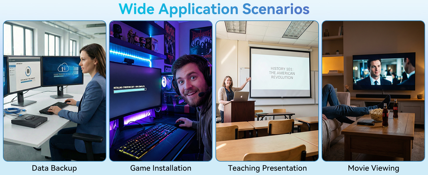 External CD DVD drive, 5-in-1 Multifunctional USB 3.0 Type C External DVD Drive, with SD/TF card rea