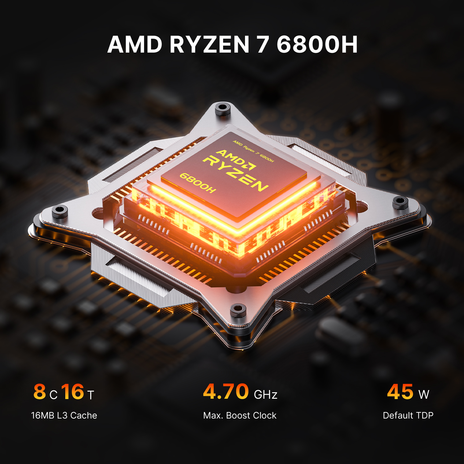CPU AMD RYZEN 7 6800H