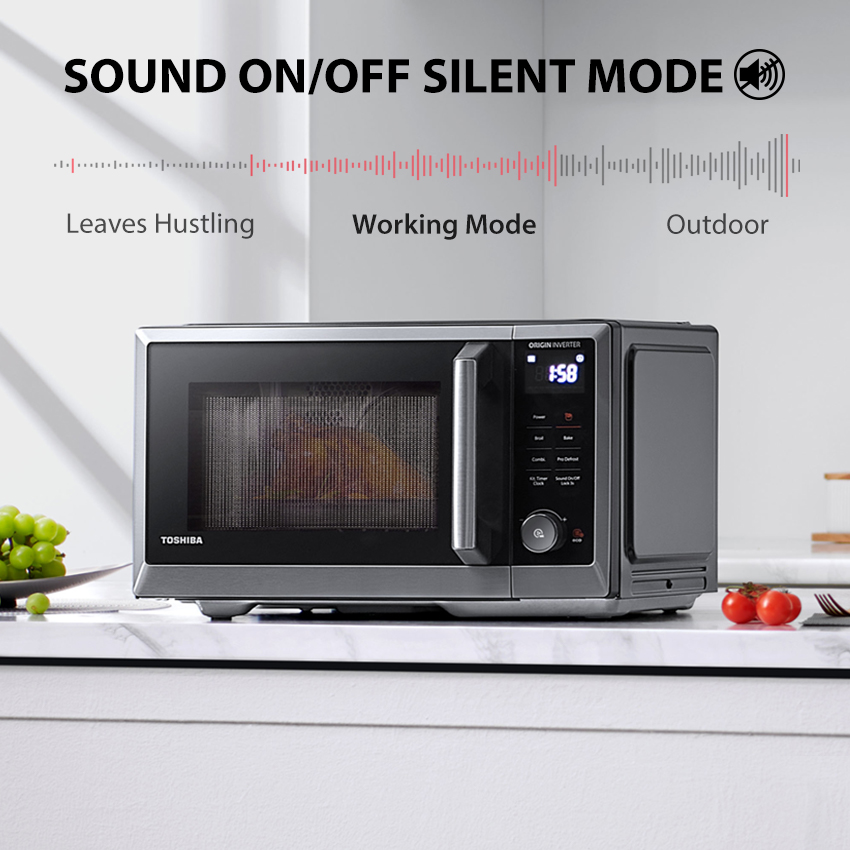 Toshiba 7in1 Countertop Microwave Oven with Air Fryer, Inverter
