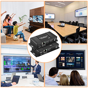 More Convenient Through this HDMI extender, long-distance transmission can be achieved.