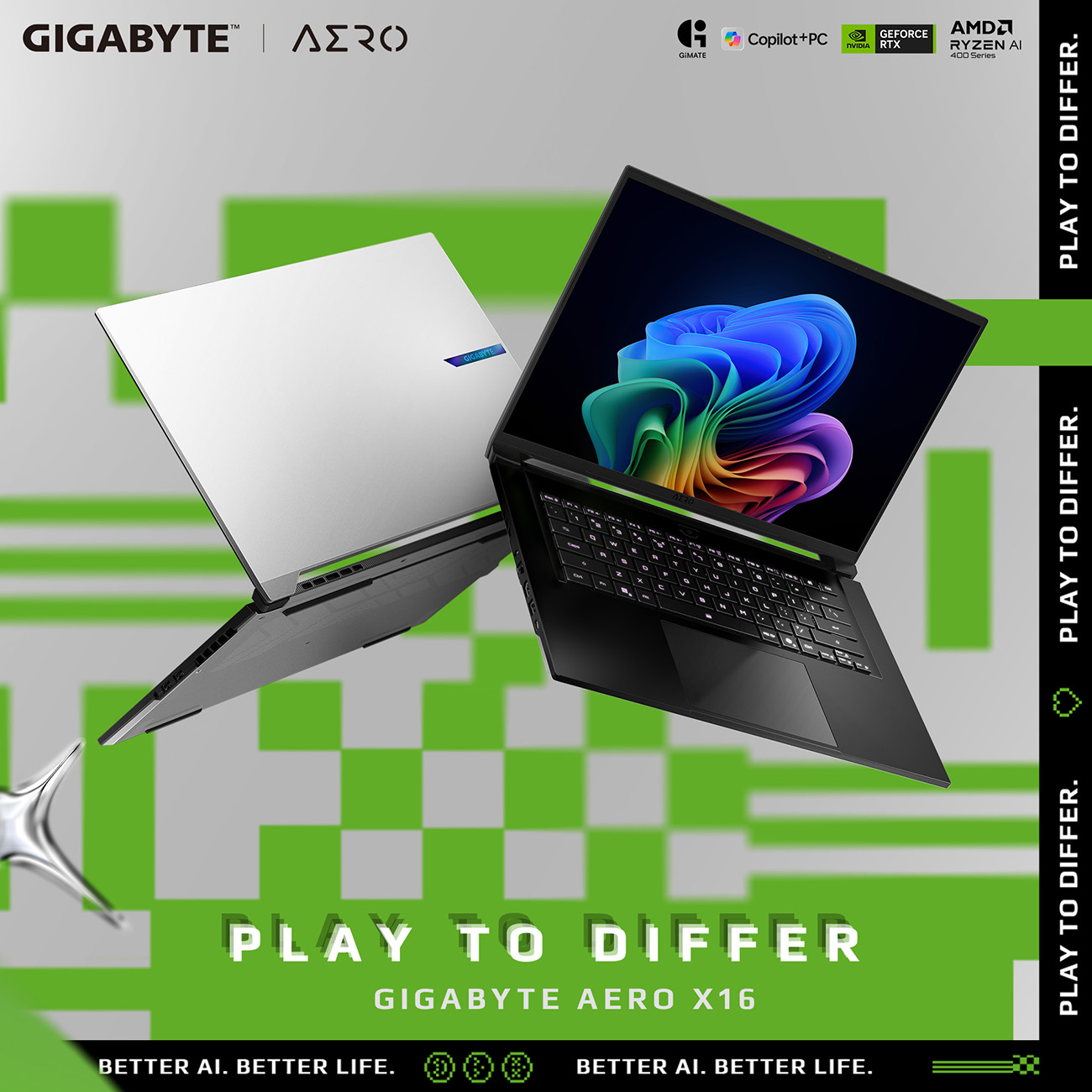 GIGABYTE AERO X16 Copilot+ Laptop PC