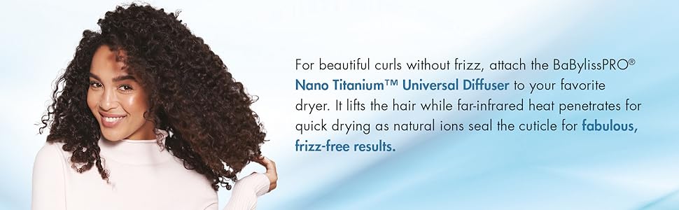 BABYLISS PRO Nano Titanium Universal Finger Diffuser