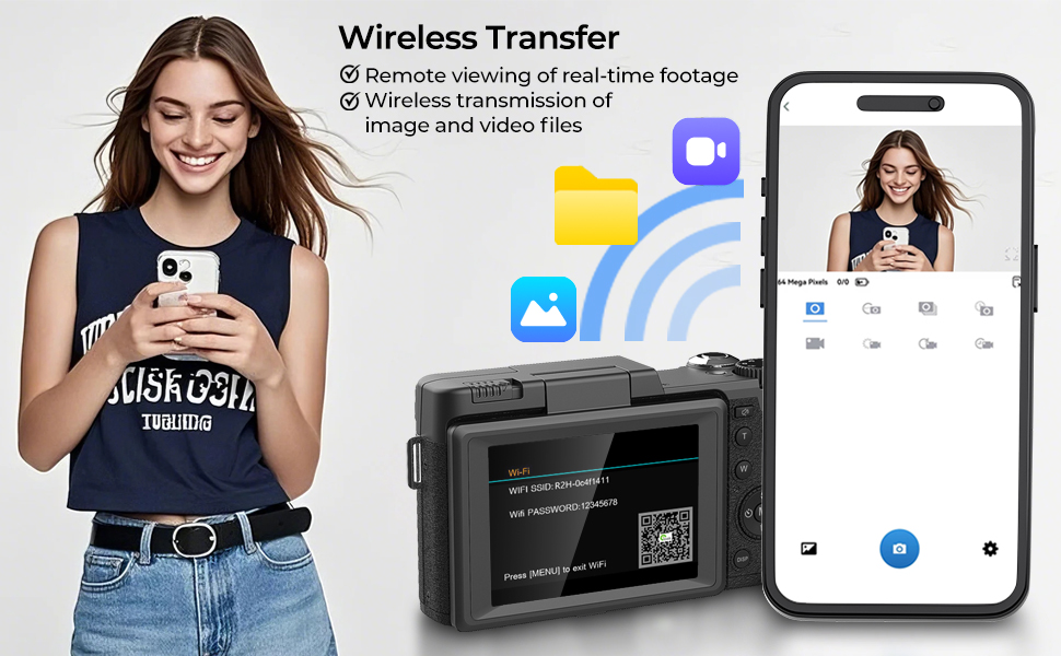 cameras for photography wireless transfer