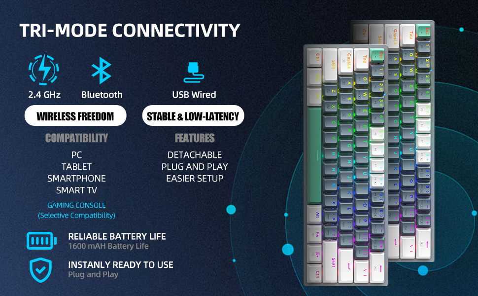 gaming keyboard 60 percent